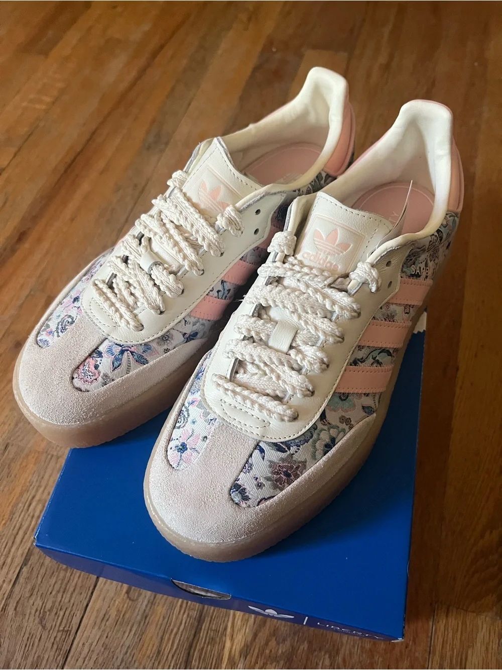 ADIDAS X LIBERTY LONDON COLLAB SAMBAE J UNISEX SIZE 7